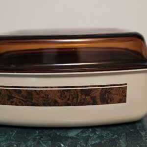Vintage multi-purpose rectangular casserole dish