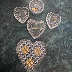 Crystal Hearts (sold as a set)
